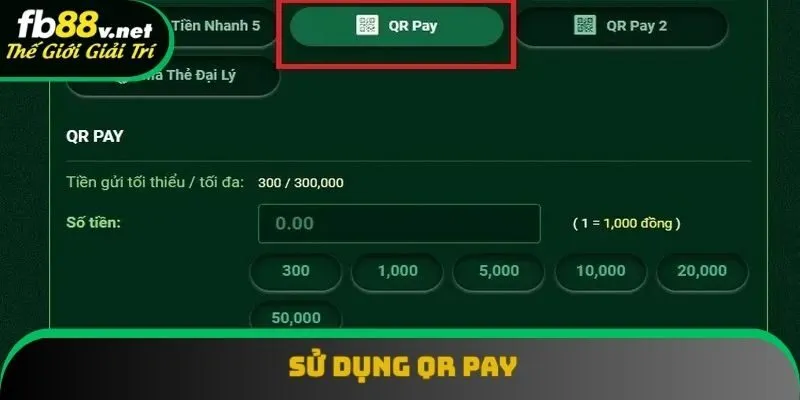 Hỗ trợ thanh toán bằng QR code rất tiện lợi