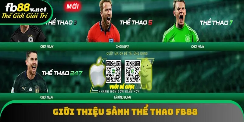 Giới thiệu sảnh thể thao FB88 chi tiết
